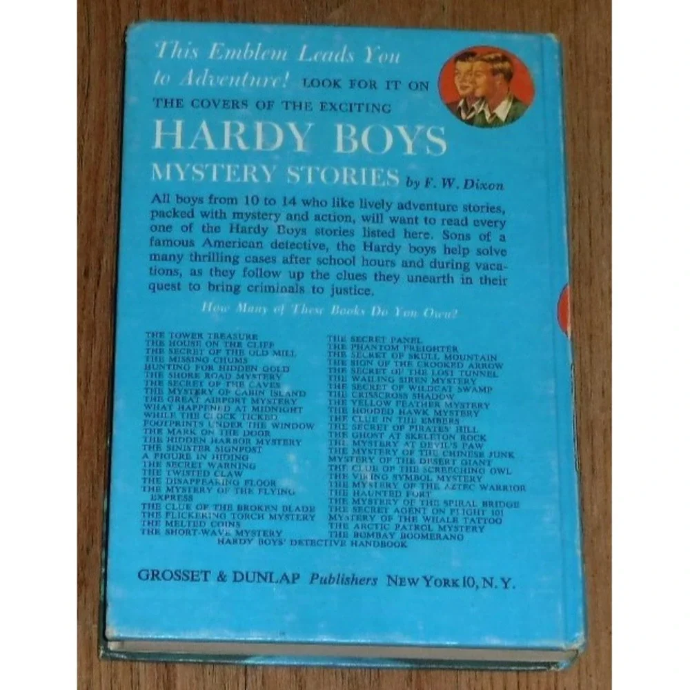 VG 1943 HC #22 Hardy Boys Flickering Torch Mystery HC F Dixon